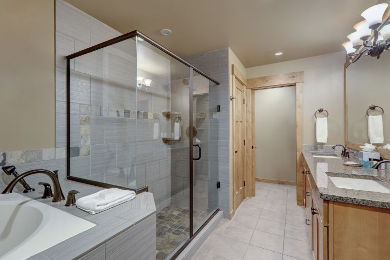 Clear Glass Shower Walls